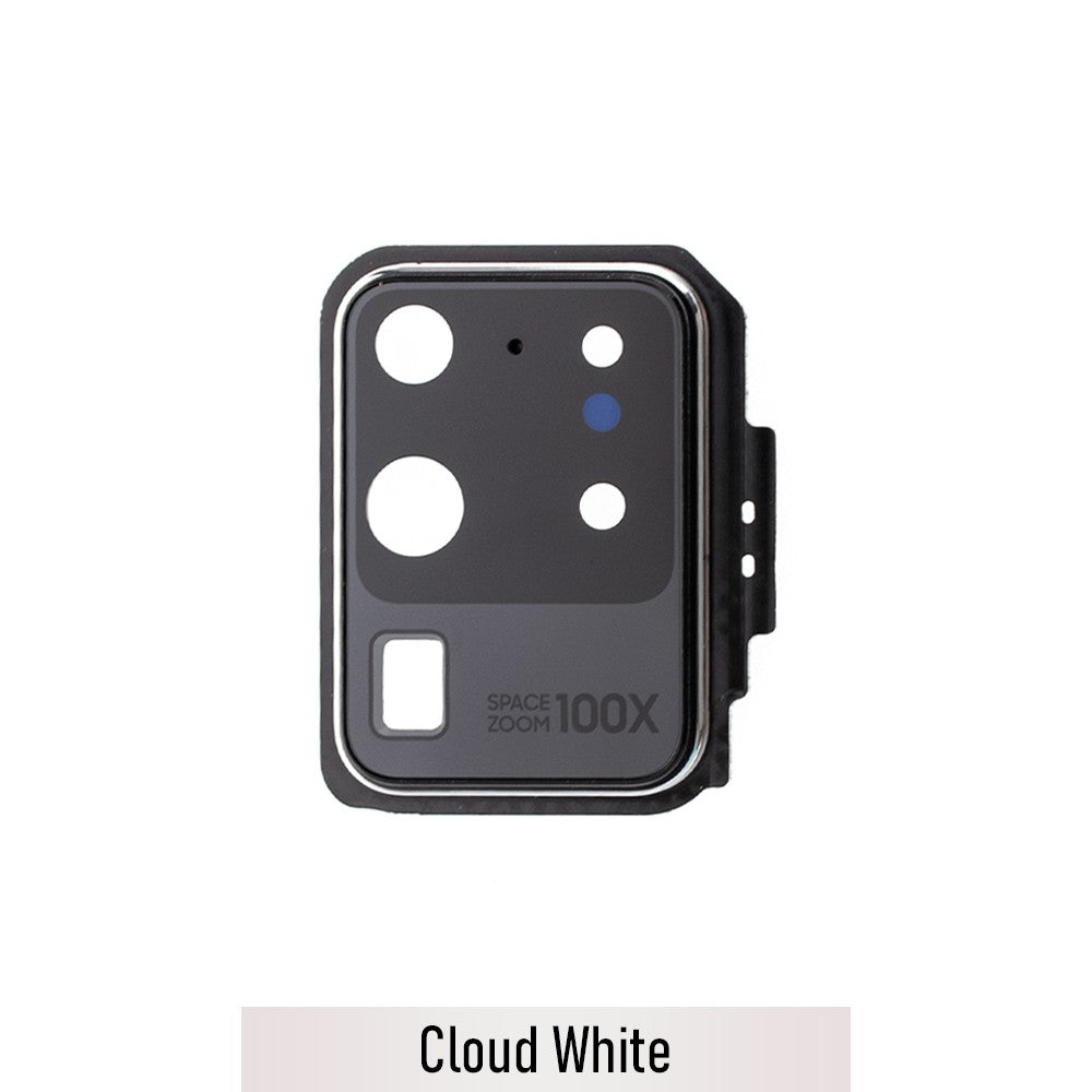 Rear Camera Lens Back Glass Cover for Samsung Galaxy S20 Ultra G988-Cloud White Rear Camera Lens Back Glass Cover for Samsung Galaxy S20 Ultra G988-Cloud White